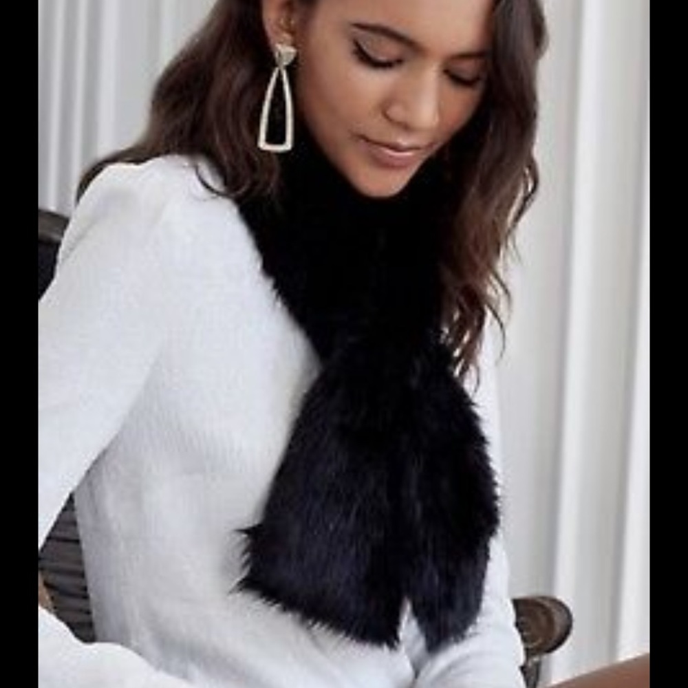 Unreal Fur faux fur stole, worn once